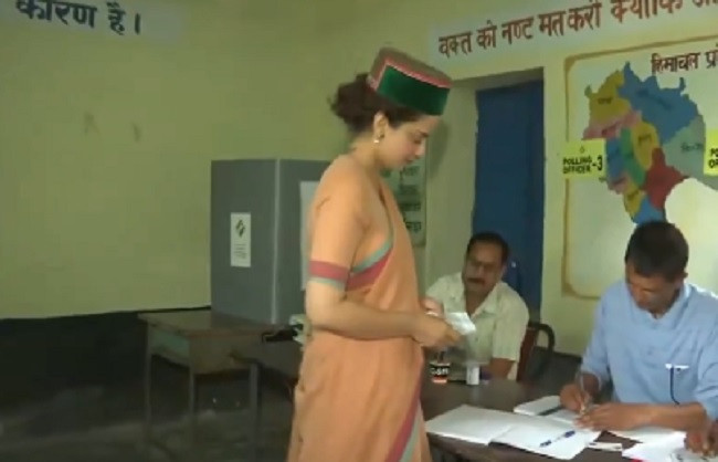 There is a Modi wave in Himachal, says Kangana Ranaut after voting
