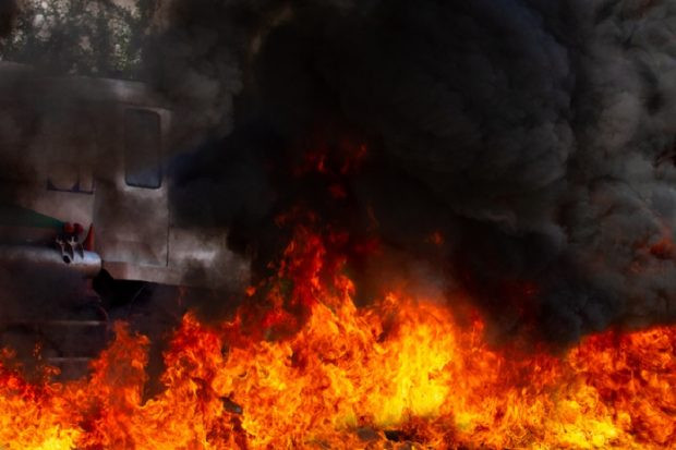 Cylinder burst devastating fire in Maharashtra