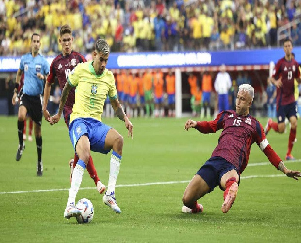 Brazil miss countless chances to draw with Costa Rica