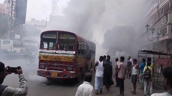 kolkata bus fire (symbolic picture)