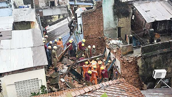 House collapse (symbolic picture)