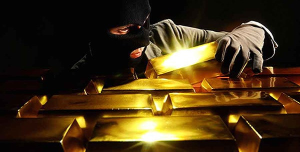 GOLD  robbery (symbolic picture)