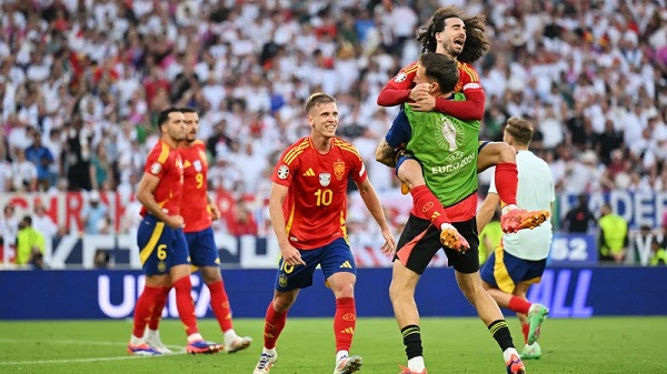 spain won (symbolic picture)