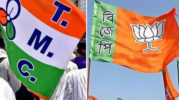BJP and tmc (symbolic picture)