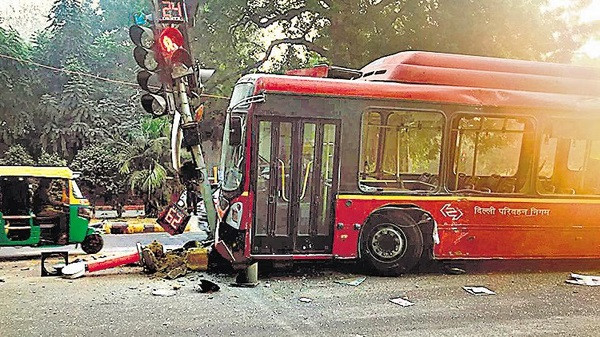 Bus Accident in Delhi