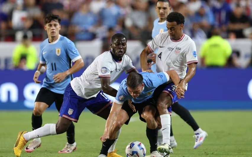 The U.S. is eliminated from Copa America with a 1-0 loss to Uruguay