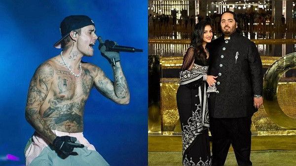 World famous Justin Bieber in Anant-Radhika's 'song'