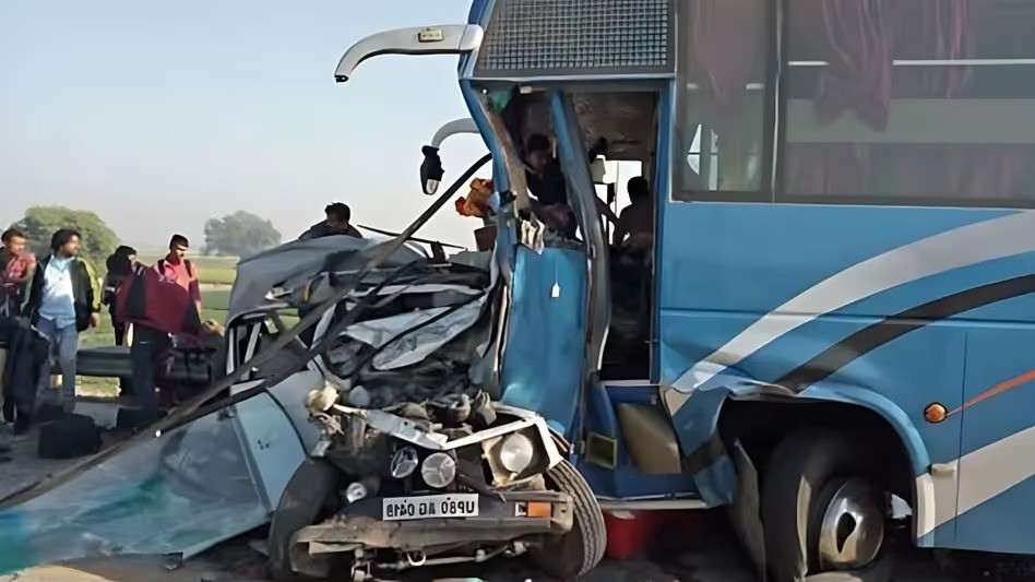 UP unnao bus accident