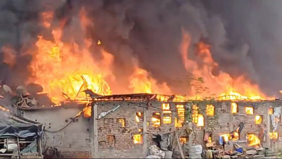 Fire at Genji factory on Jessore Road