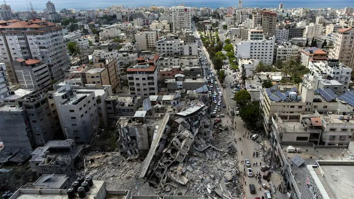 Israel destroyed the industrial zone of Gaza