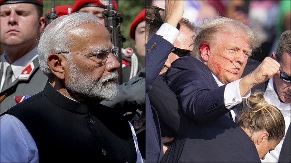 Modi is worried about the gunman's attack on Trump