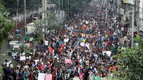 Photos of the anti-quota movement in Bangladesh