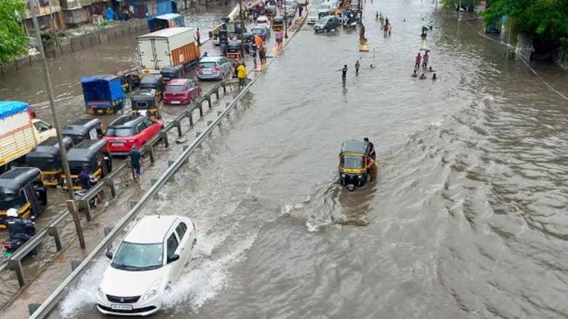 Heavy rains battered Mumbai