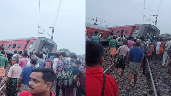 Howrah-CSMT Express derailed at Chakradharpur