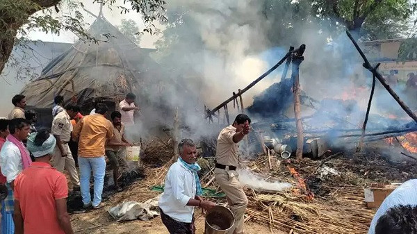 Gas cylinder burst incident in Karandighi