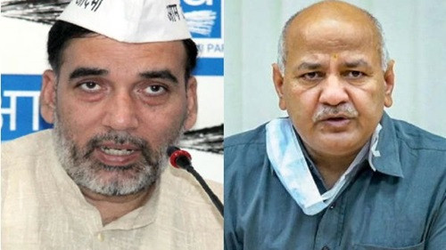 manish sisodia and gopal rai (symbolicm picture)