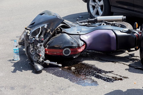 Bike accident (symbolic picture)