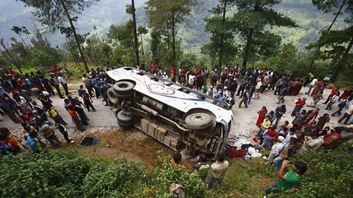 Nepal bus accident (symbolic picture)