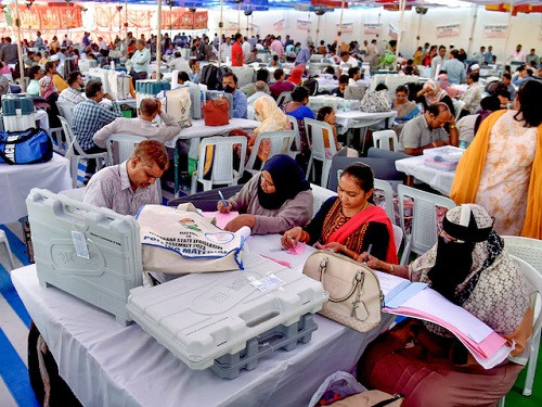 Election preparation Jammu and Kashmir (symbolic picture)