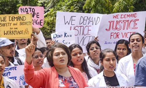 Doctors protest (symbolic picture)