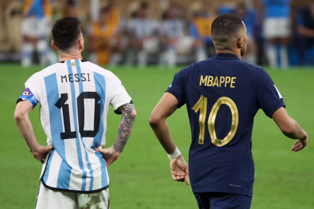 Messi and Mbappe