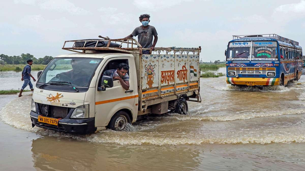 Birbhum flooded due to continuous rain