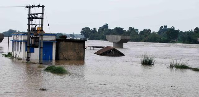 River flooding DVC water