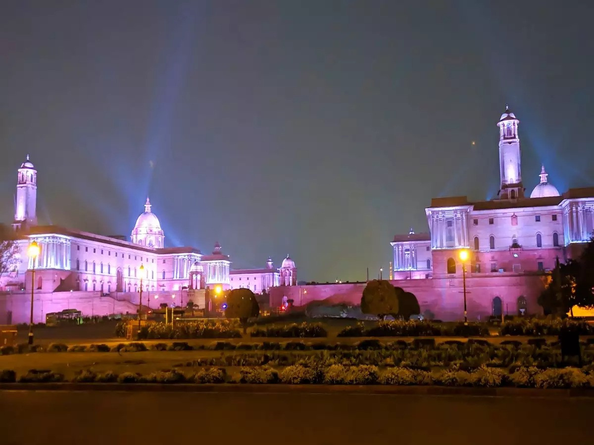 Rashtrapati Bhavan and Parliament were decorated before Independence Day