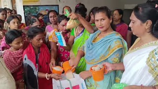 People of the third gender came with relief to the flood victims of Tripura