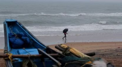 Low pressure heading Odisha-Andhra coast