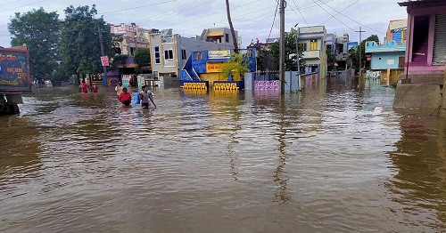 Flood situation in Vijaywada (symbolic picture)