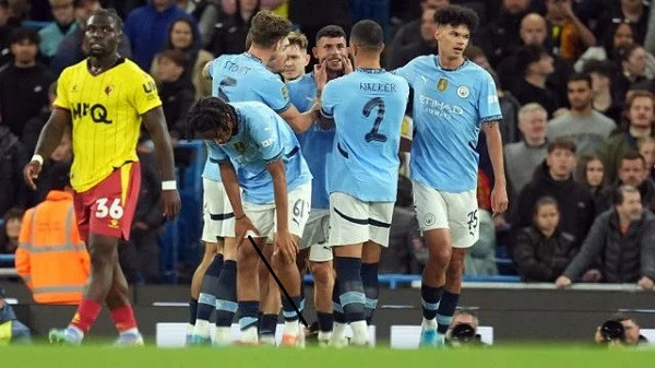 Manchester City and Watford (symbolic picture)