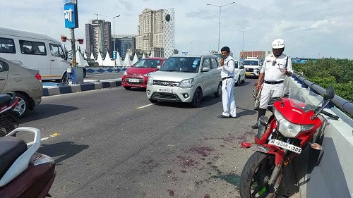 Bike Accident maa flyover (symbolic picture)