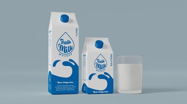 Packaged Milk (Symbolic Picture)