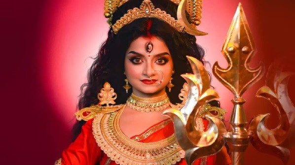 Payal as Durga (Symbolic Picture)