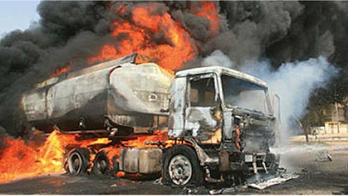 Tanker fire (symbolic pictue)