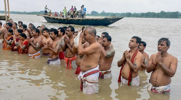 Tarpan in Mahalaya (Symbolic Picture)