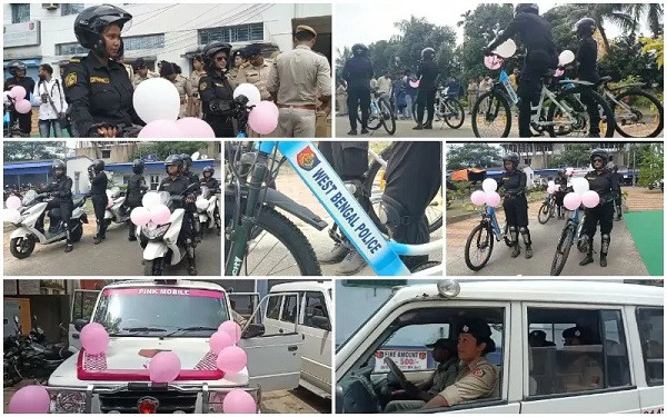 Pink mobile van launched for the protection of women in Jhargram