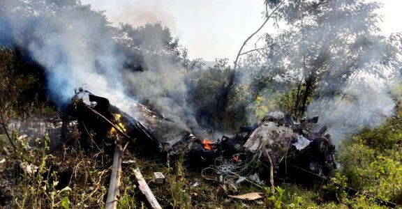 Helicopter crashes in Pune