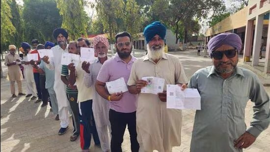 Vote Going on in Punjab