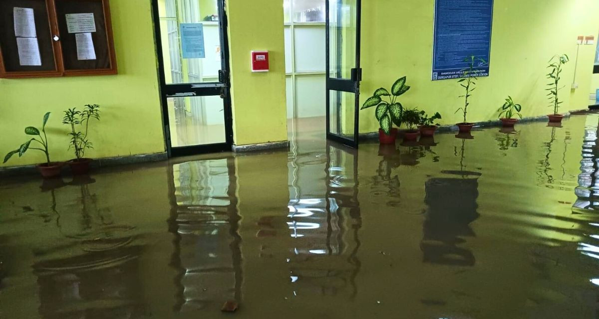 Several wards in Durgapur are under water