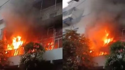 Fire at ESI Hospital in Sealdah