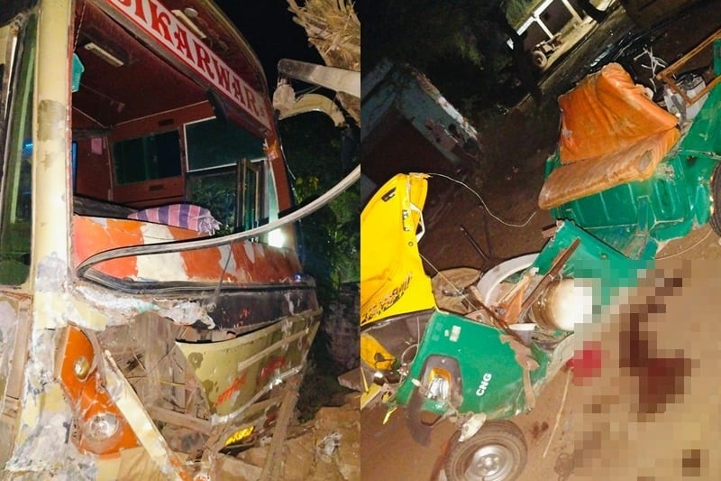 Bus collides with tempo in Rajasthan