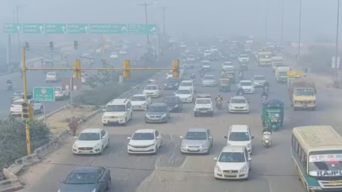 A temporary relief from pollution, improvement in air quality in some parts of Delhi