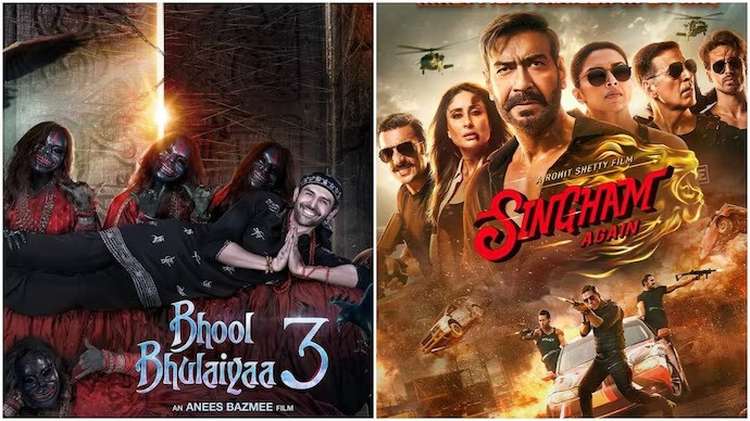 'Bhul Bhulaya 3' and 'Singham Again'