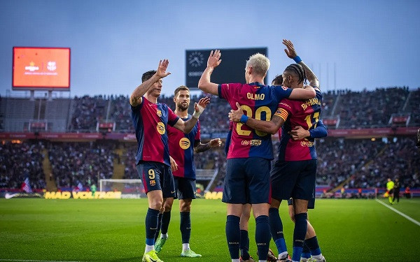 Barca top Espanyol