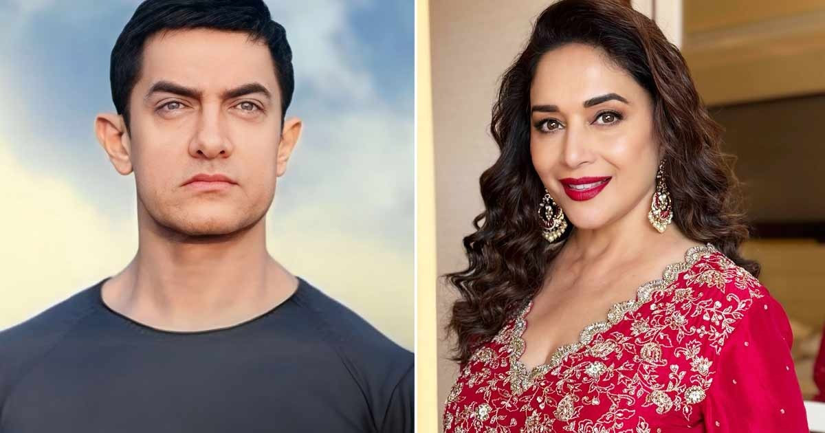 Aamir and Madhuri