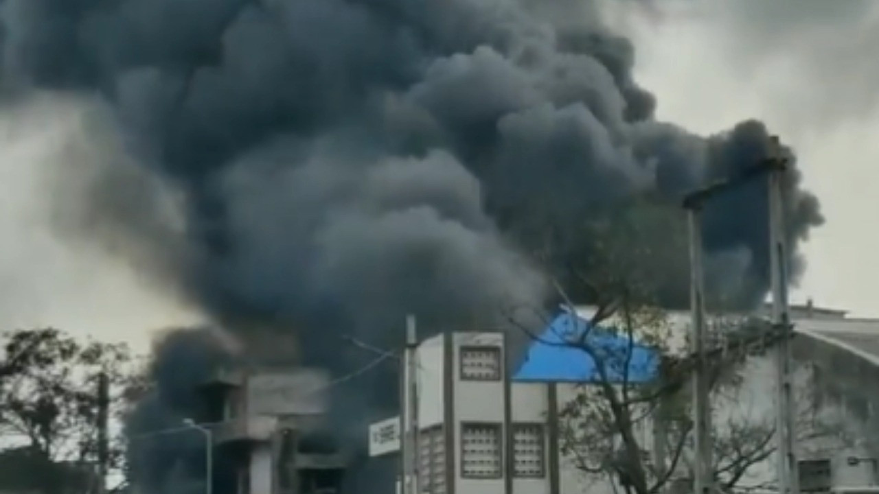 A fire broke out at a pharma company in Gujarat's Valsad