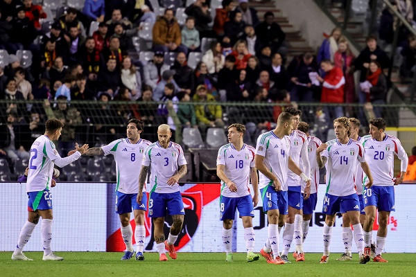 Italy eliminated Belgium in the last eight