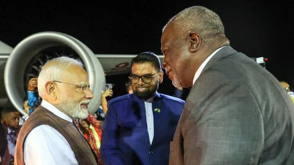 Prime Minister arrives in Guyana